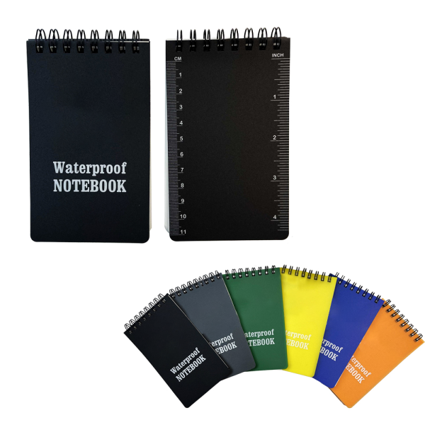 Durable Outdoor Spiral Notebook with Waterproof Cover - Image 2
