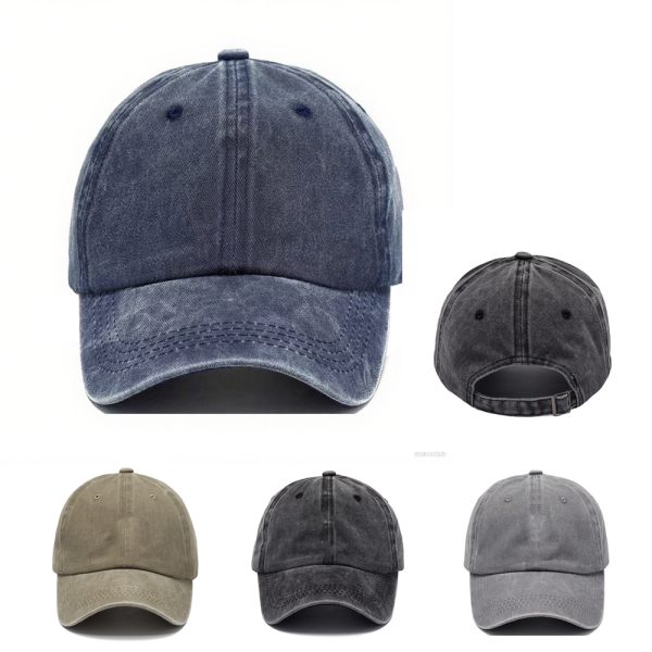 Personalized Vintage Cotton Baseball Cap - Image 2